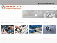 Tablet Screenshot of motec.it