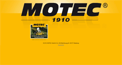 Desktop Screenshot of motec.de