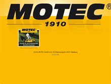 Tablet Screenshot of motec.de
